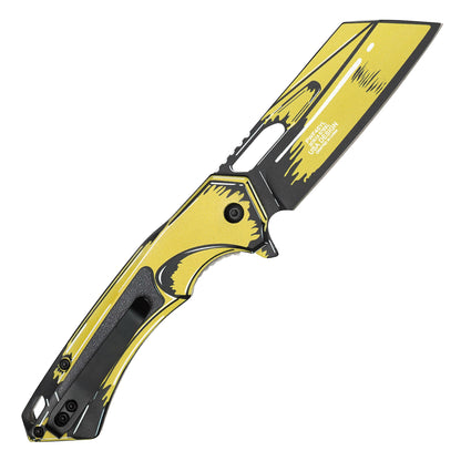 Wartech - Voltage Cell Shade  | Collectible Spring Assisted Pocket Cleaver