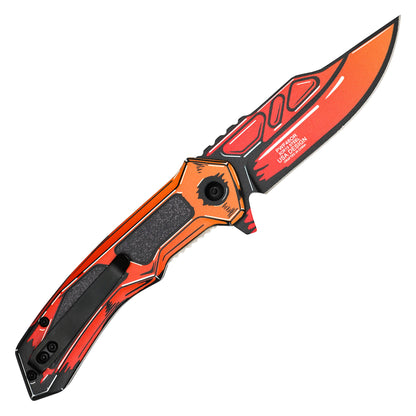 Wartech - Inferno Cell Shade  | Collectible Spring Assisted Pocket Knife