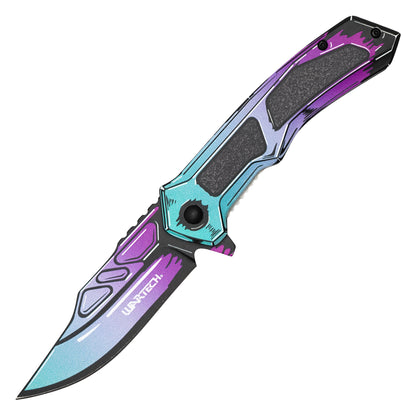 Wartech - Ultraviolet Cell Shade | Collectible Spring Assisted Pocket Knife