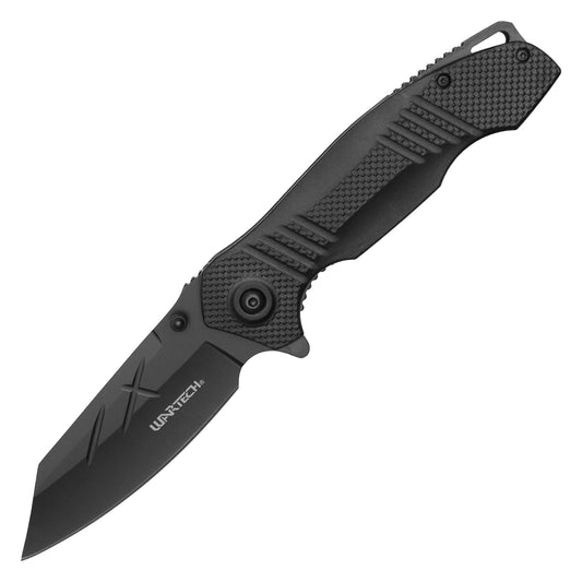 Wartech - 8.25" Tactical Black Pocket Knife