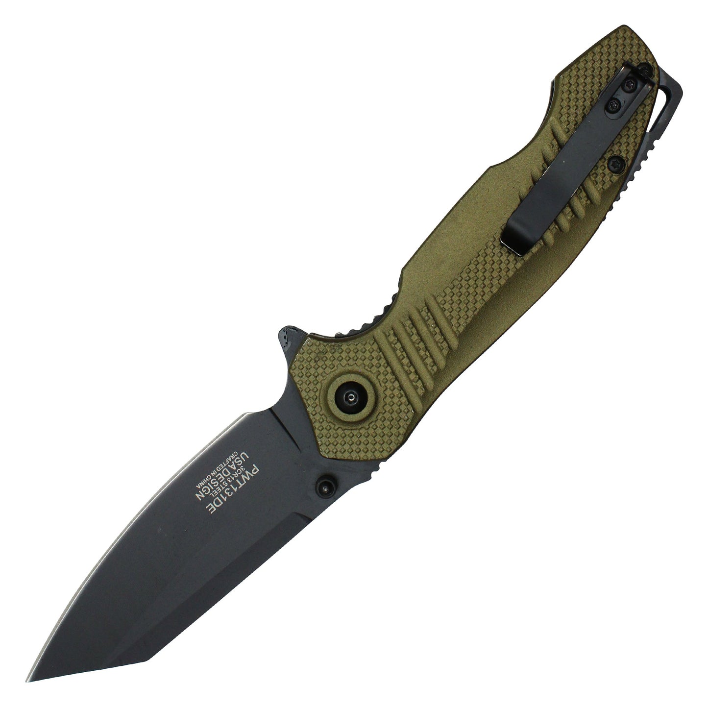 Wartech - 8.25" Tactical Green Pocket Knife