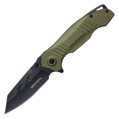 Wartech - 8.25" Tactical Green Pocket Knife