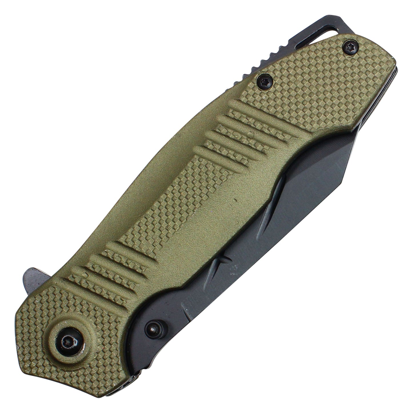 Wartech - 8.25" Tactical Green Pocket Knife