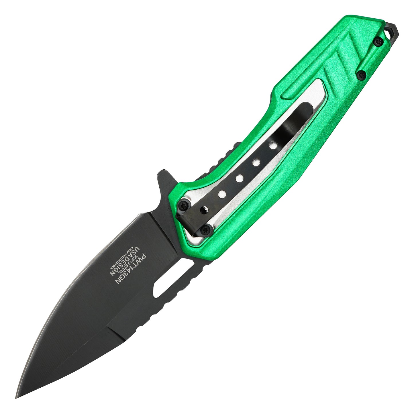 Boston Celtics - Tatum #0 Green & White | Spring Assisted Pocket Knife