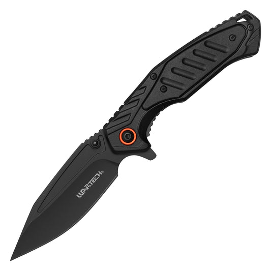 Wartech – 7.75" Tactical Black Pocket Knife | Pocket Knife