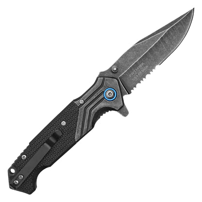 Wartech – 7.75" Tactical Black Pocket Knife | Pocket Knife
