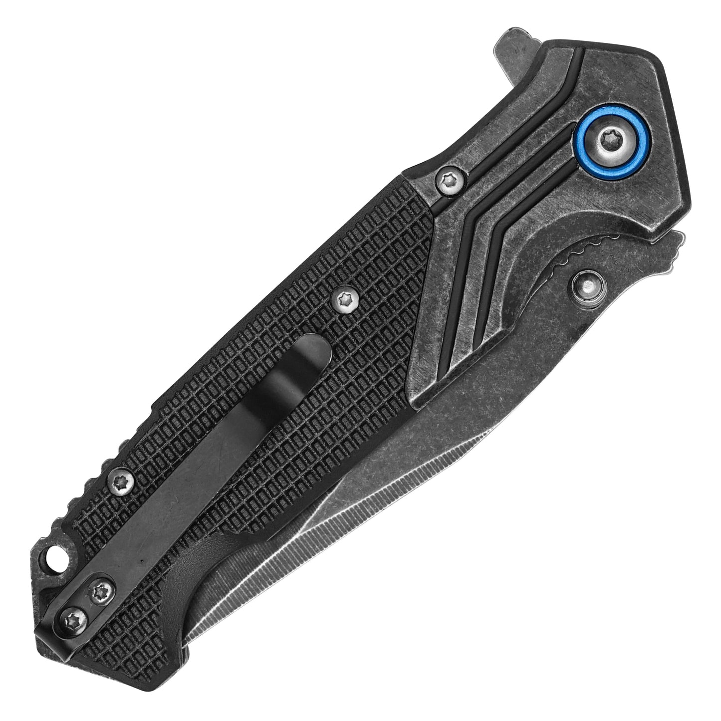 Wartech – 7.75" Tactical Black Pocket Knife | Pocket Knife