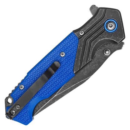 Wartech – 7.75" Tactical Blue Pocket Knife | Pocket Knife