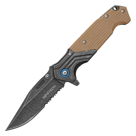 Wartech – 7.75" Tactical Desert Pocket Knife | Pocket Knife