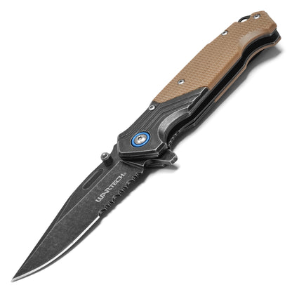 Wartech – 7.75" Tactical Desert Pocket Knife | Pocket Knife