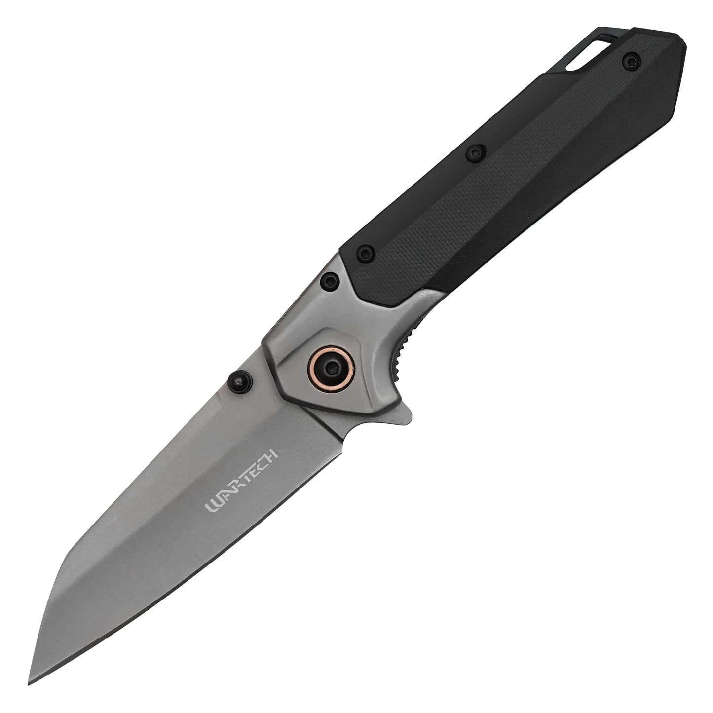 Wartech – 7.75" 2-Tone Black Pocket Knife | Pocket Knife