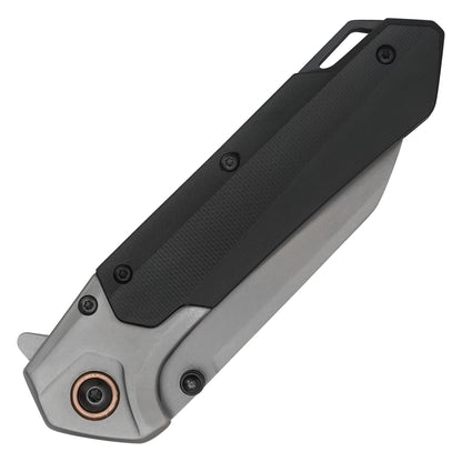 Wartech – 7.75" 2-Tone Black Pocket Knife | Pocket Knife