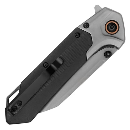 Wartech – 7.75" 2-Tone Black Pocket Knife | Pocket Knife
