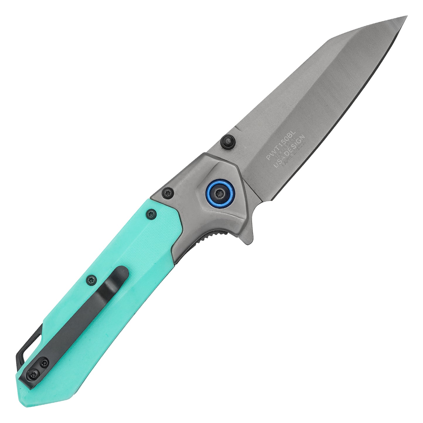 Wartech – 7.75" 2-Tone Blue Pocket Knife | Pocket Knife
