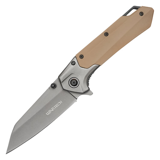 Wartech – 7.75" 2-Tone Desert Pocket Knife | Pocket Knife