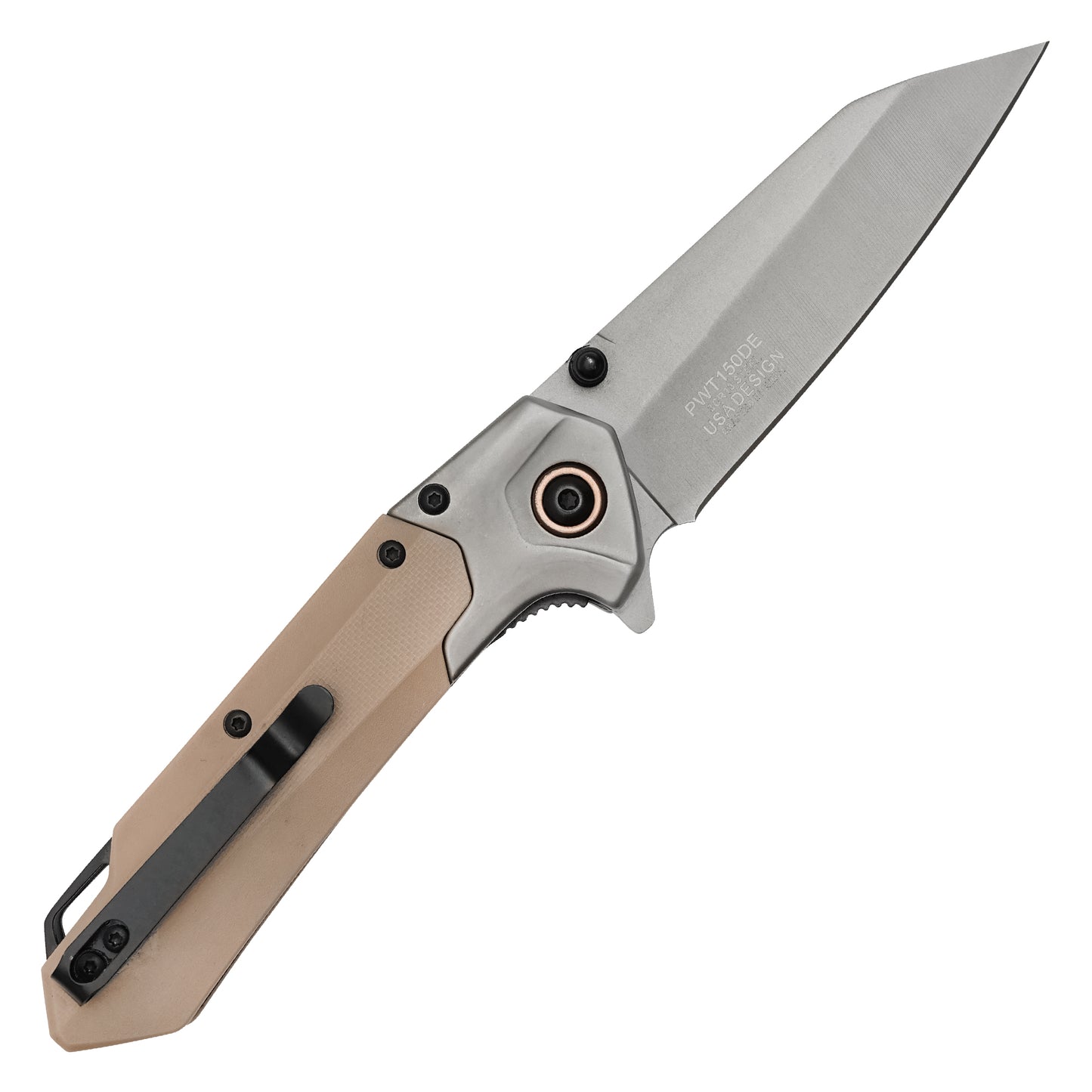 Wartech – 7.75" 2-Tone Desert Pocket Knife | Pocket Knife