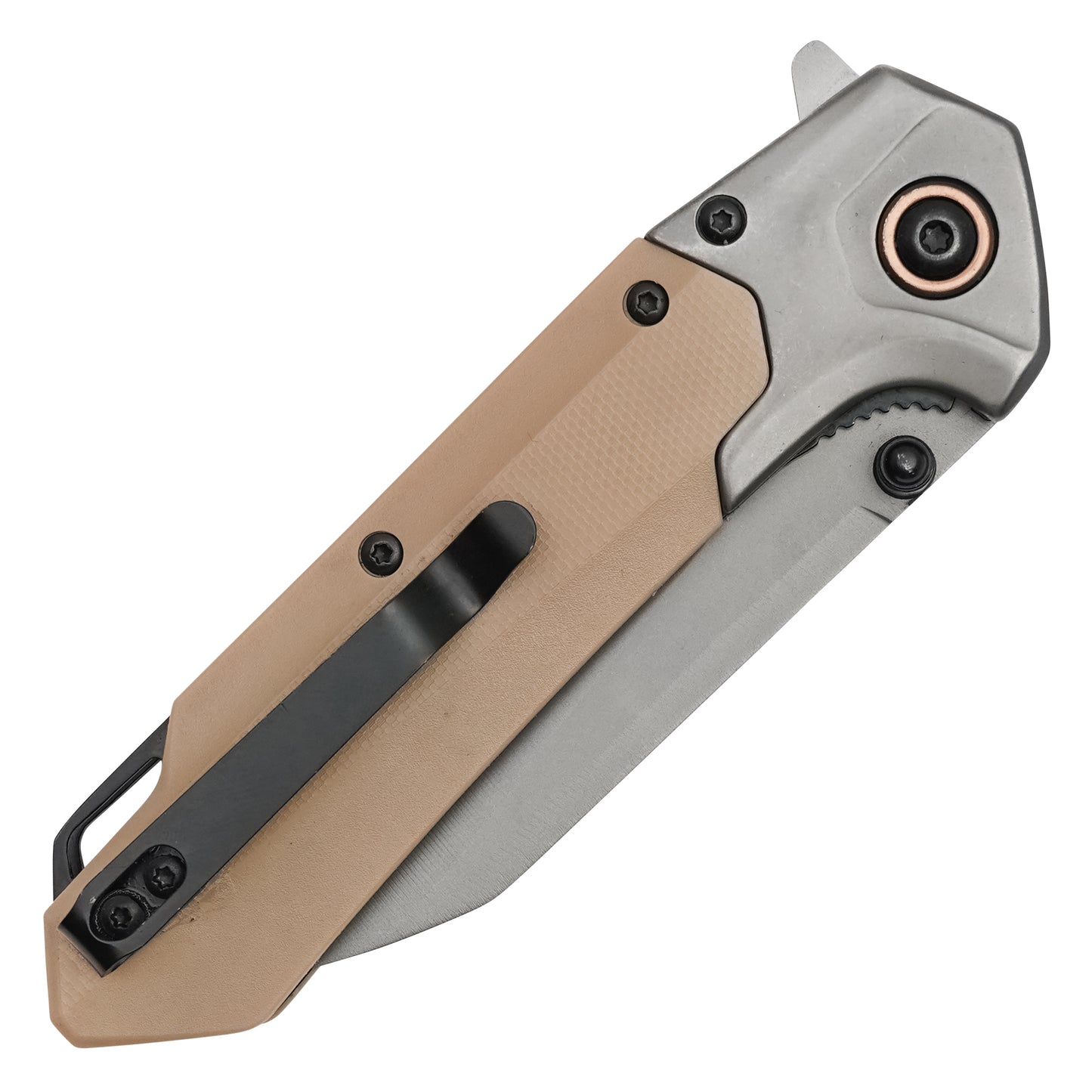 Wartech – 7.75" 2-Tone Desert Pocket Knife | Pocket Knife