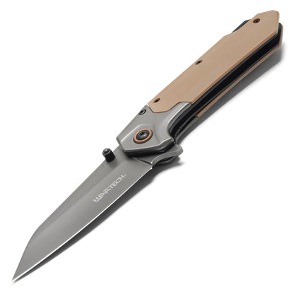 Wartech – 7.75" 2-Tone Desert Pocket Knife | Pocket Knife