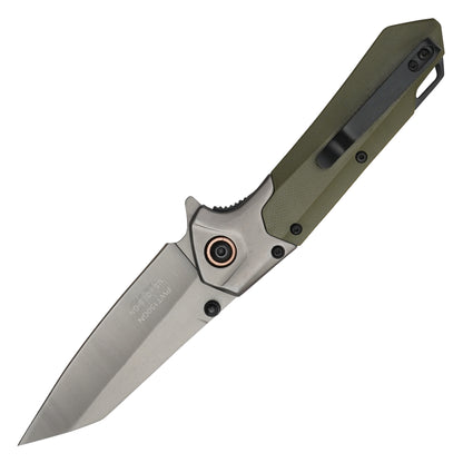 Wartech – 7.75" 2-Tone Green Pocket Knife | Pocket Knife