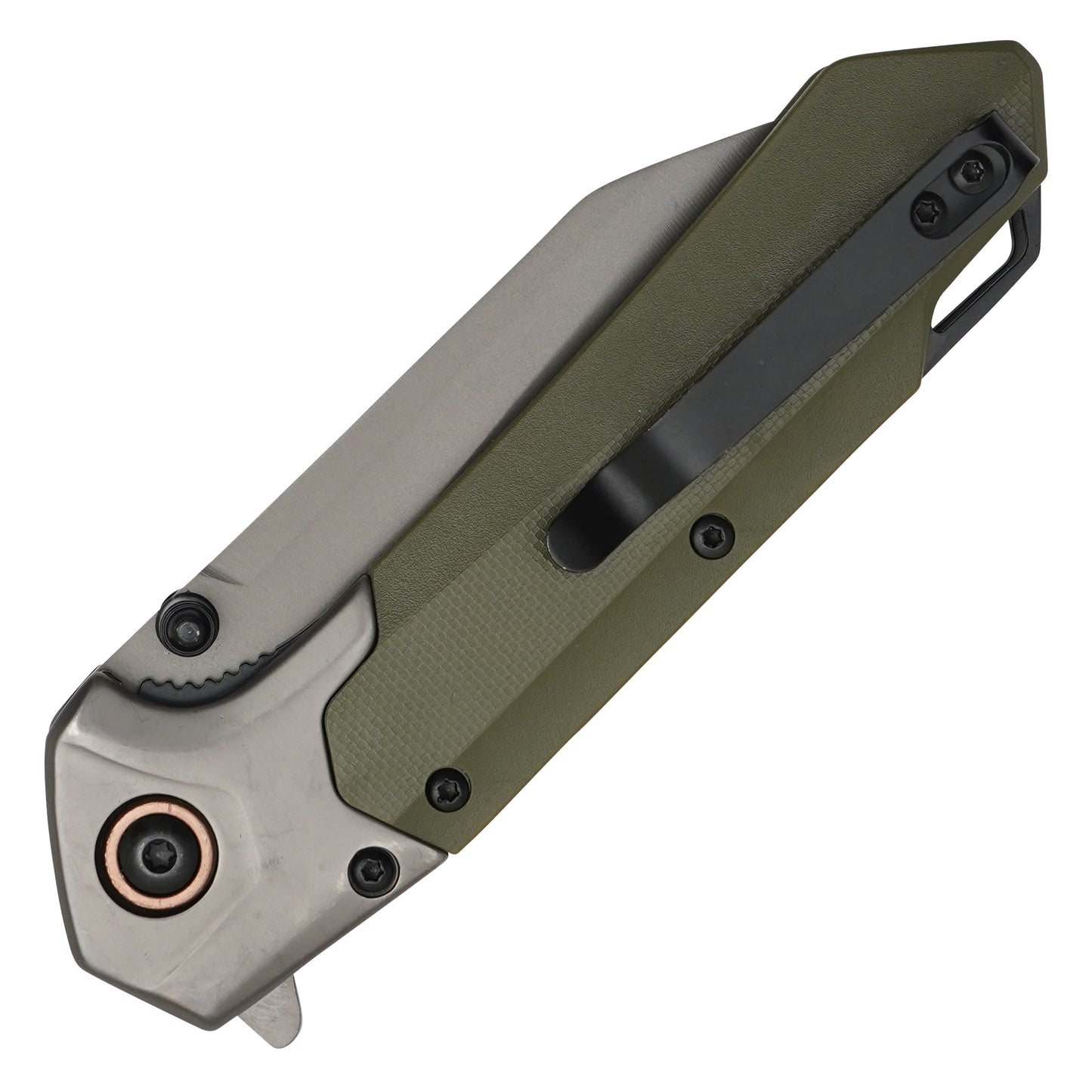 Wartech – 7.75" 2-Tone Green Pocket Knife | Pocket Knife
