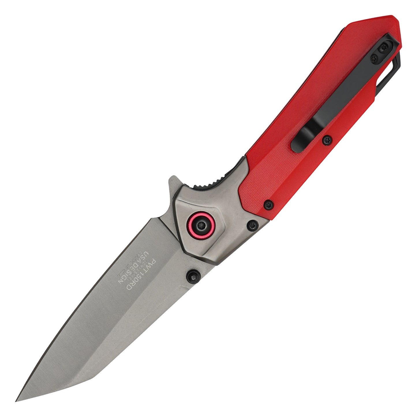 Wartech – 7.75" 2-Tone Red Pocket Knife | Pocket Knife