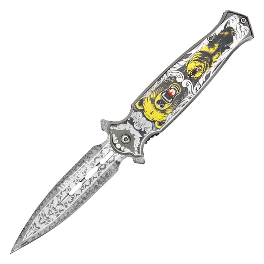 Wartech – 8.25" Regal Bear Pocket Knife | Pocket Knife