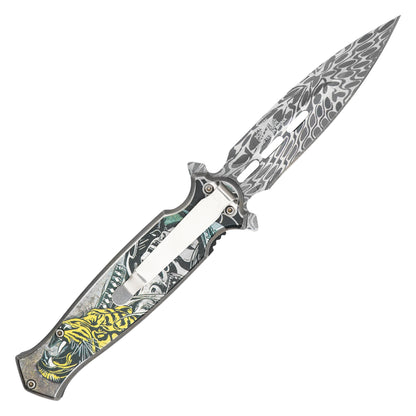 Wartech – 8.25" Tiger Warrior Pocket Knife | Pocket Knife