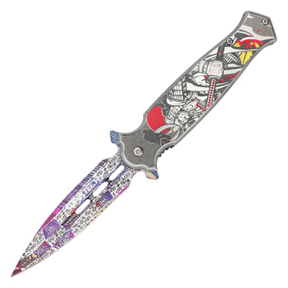 Wartech – 8.25" Mystic Samurai Pocket Knife | Pocket Knife