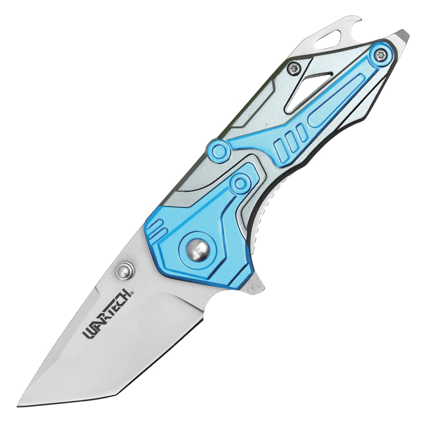 6.5" Blue Pocket Knife