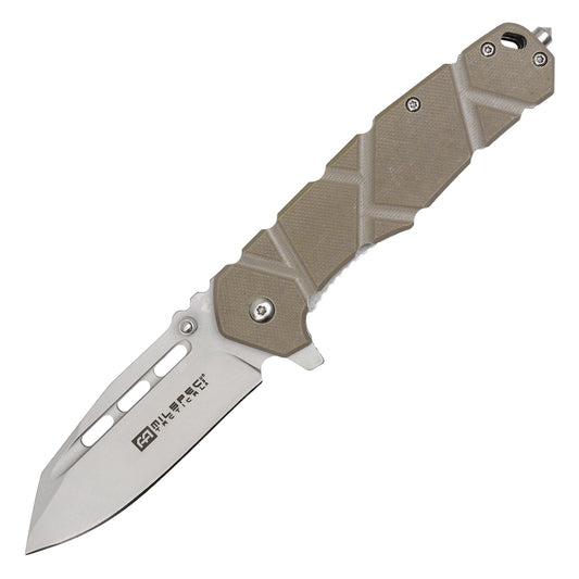 4.75" Closed Spring Assisted Folding Knife 3cr13 Matte Blade