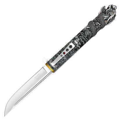 Wartech - 9.25" Highlander Katana | Spring Assisted Pocket Knife