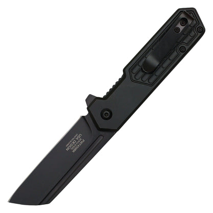 Wartech - 7" Black Cleaver Pocket Knife