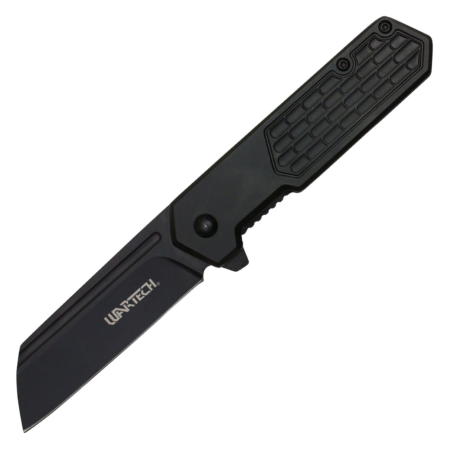 Wartech - 7" Black Cleaver Pocket Knife