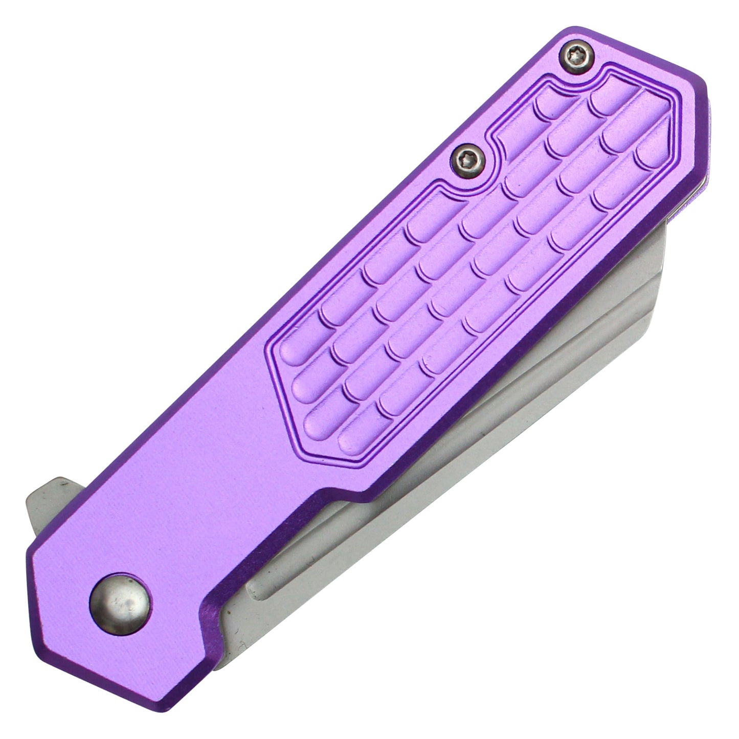 Wartech - 7" Purple Cleaver Pocket Knife