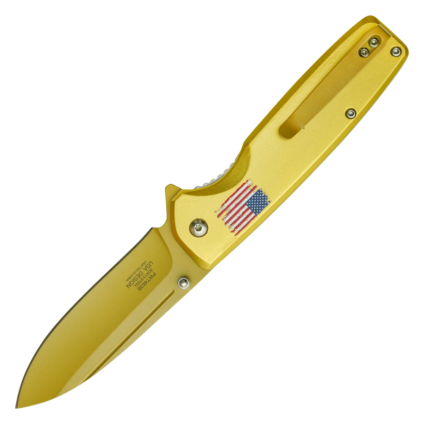 Wartech 8" Make America Great Again - Donald Trump | Spring Assisted Pocket Knife