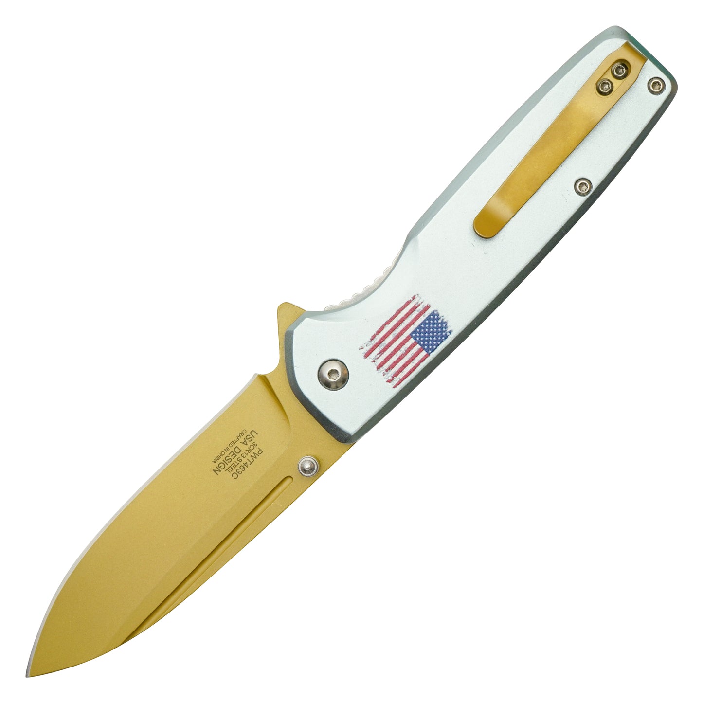 Wartech 8" America's Comeback - Donald Trump | Spring Assisted Pocket Knife