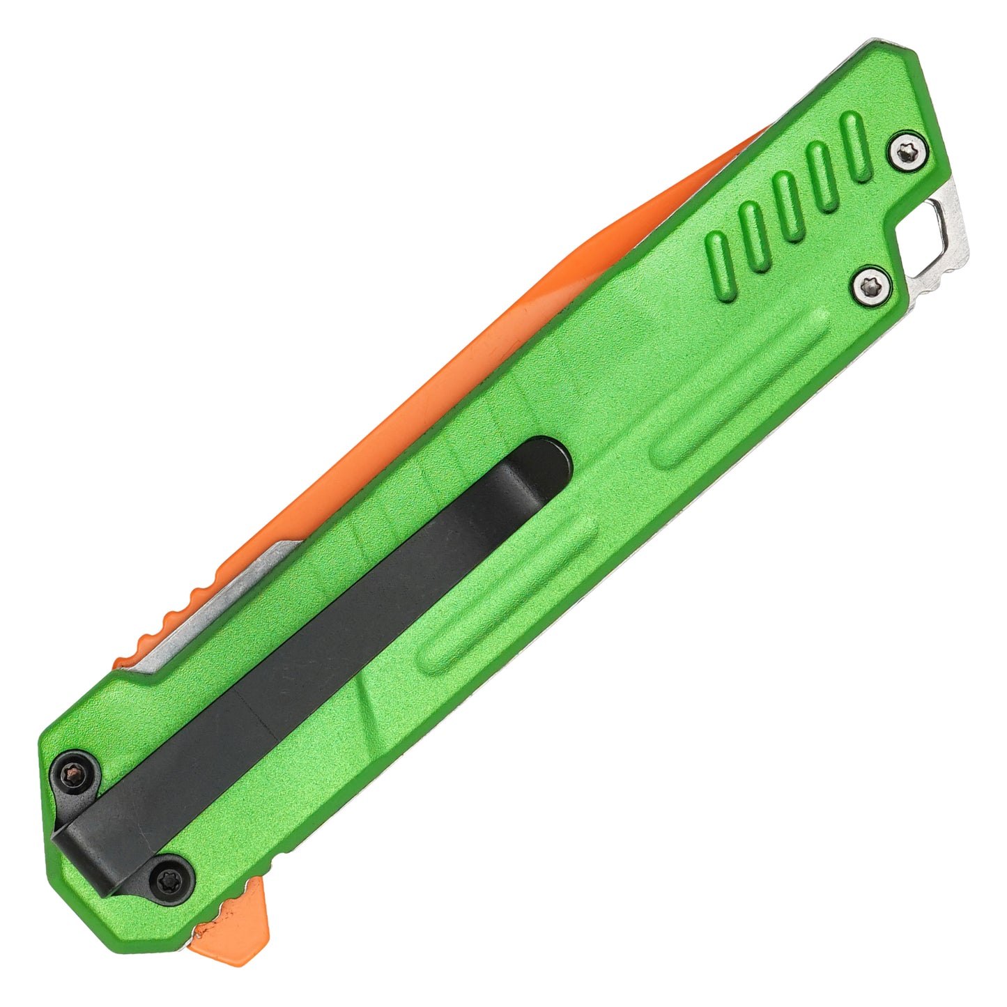 Wartech – 7.75" Orange & Green | Spring Assisted Pocket Knife
