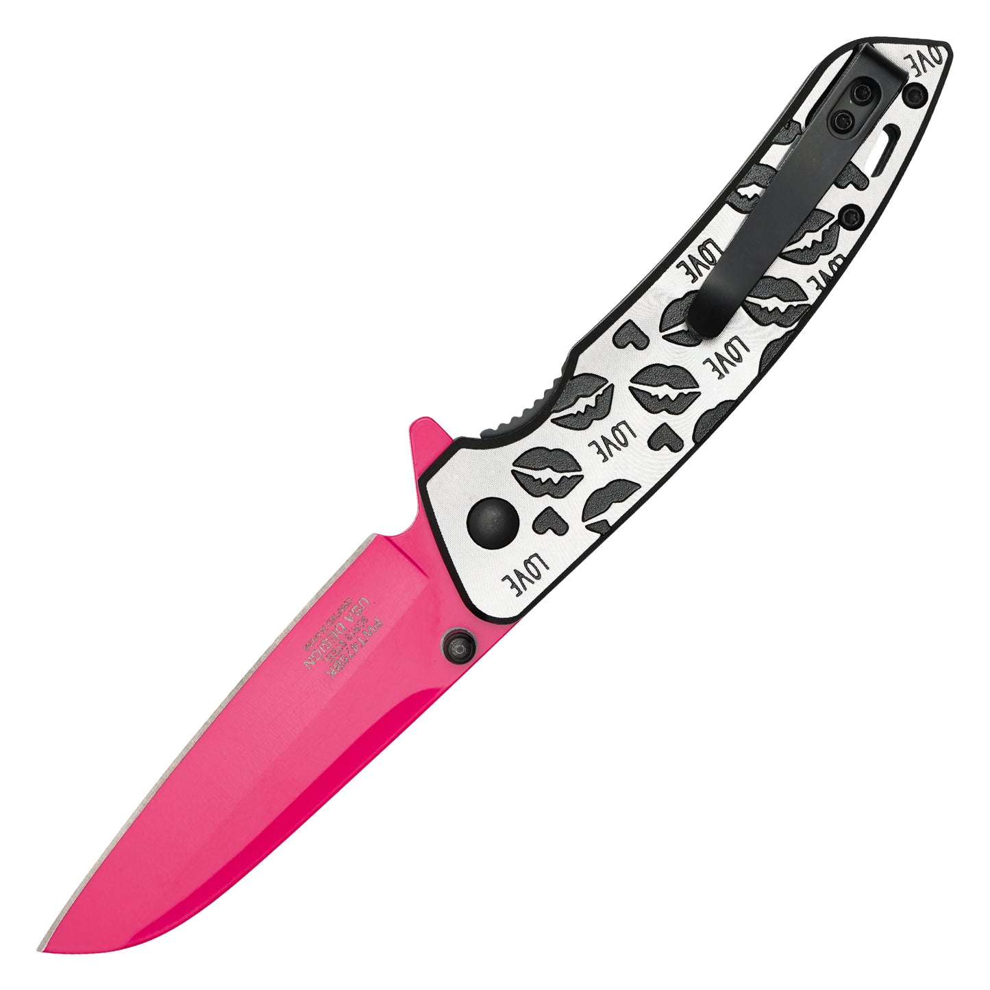 Wartech – 7.75" Love Kiss | Spring Assisted Pocket Knife