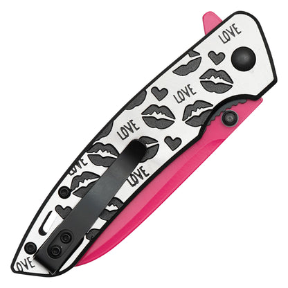 Wartech – 7.75" Love Kiss | Spring Assisted Pocket Knife