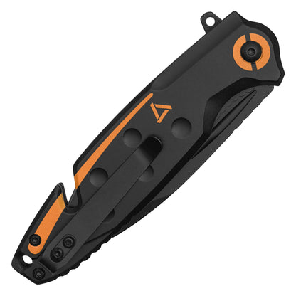 Wartech – 8" Black & Orange Pocket Knife | Pocket Knife