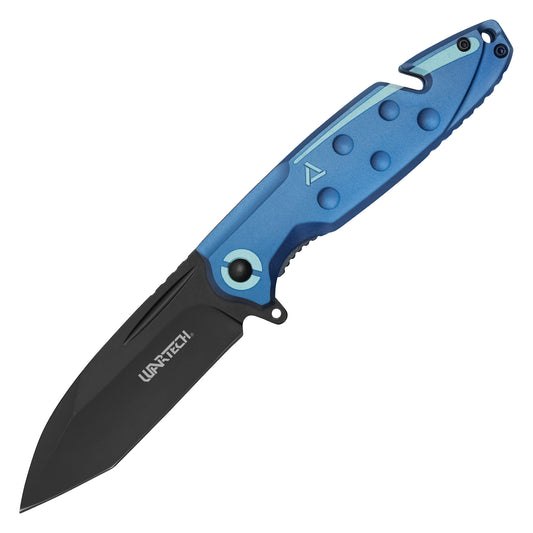 Wartech – 8" Blue & Black Pocket Knife | Pocket Knife
