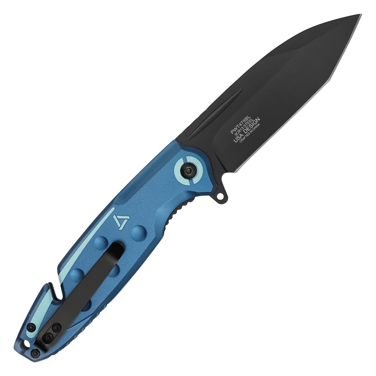 Wartech – 8" Blue & Black Pocket Knife | Pocket Knife