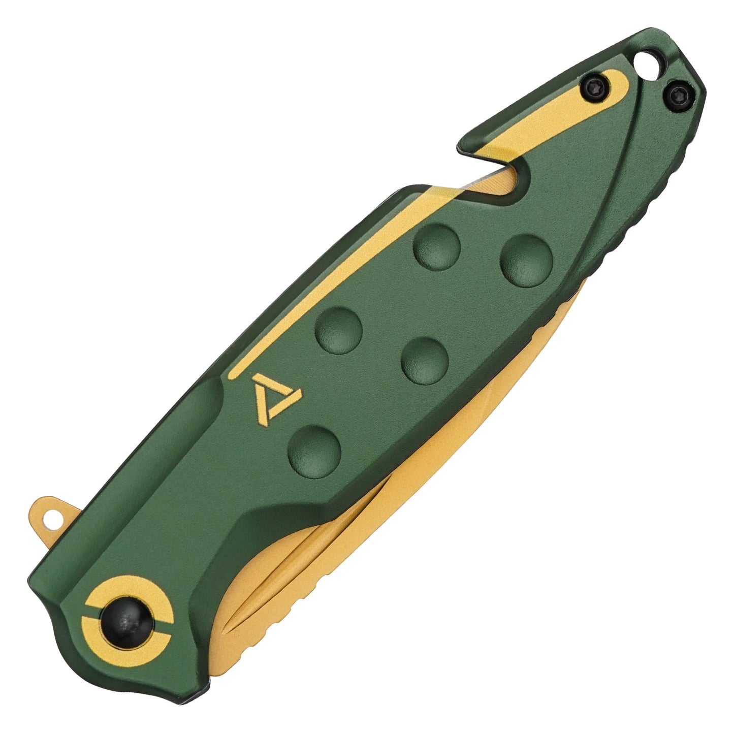 Wartech – 8" Green & Gold Pocket Knife | Pocket Knife