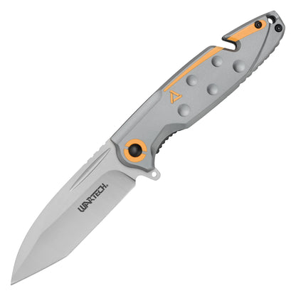 Wartech – 8" Gray & Gold Pocket Knife | Pocket Knife