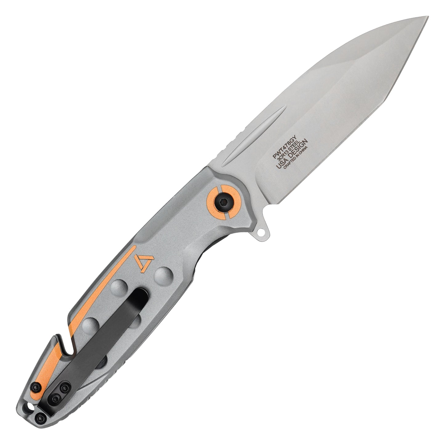 Wartech – 8" Gray & Gold Pocket Knife | Pocket Knife