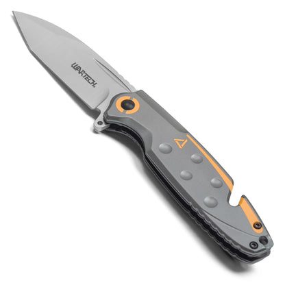 Wartech – 8" Gray & Gold Pocket Knife | Pocket Knife