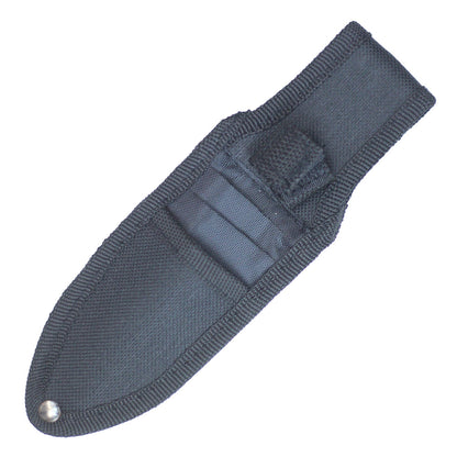 6 1/2" 3 Pc Set Black Punisher Throwing Knife