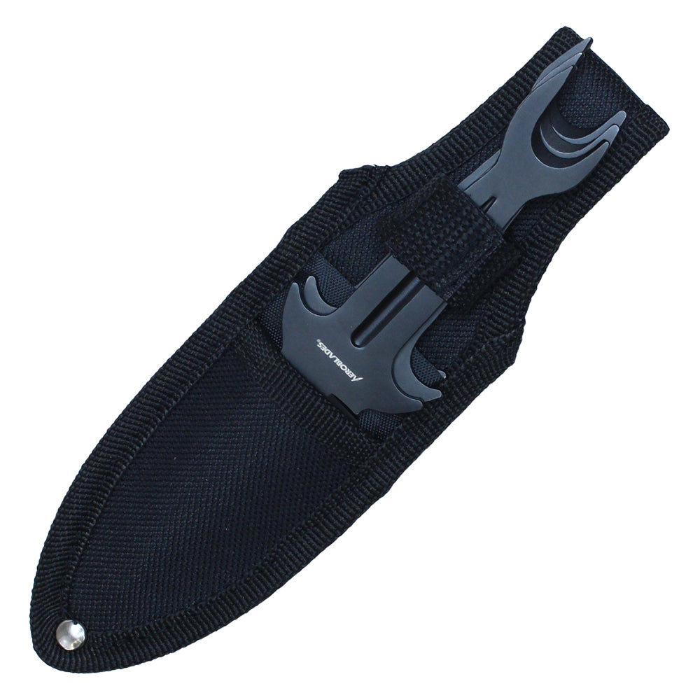 6" 3 Pc Set Shark Throwing Knife
