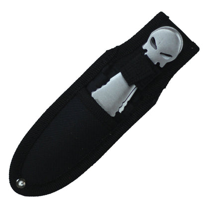 Aeroblades 6" 3 Pcs Set Punisher Skull Head Throwing Knife
