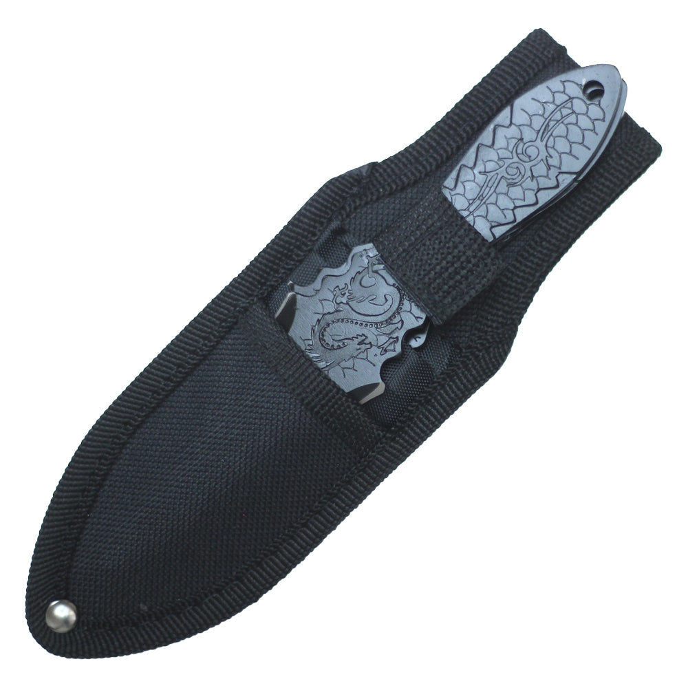 Aeroblades 3 Pcs Set Dragon Etched Throwing Knife